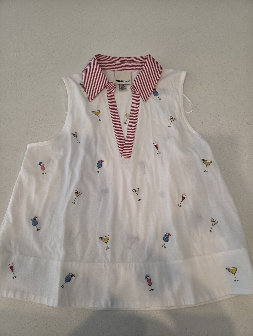 INDUSTRY Collared Cocktails Top